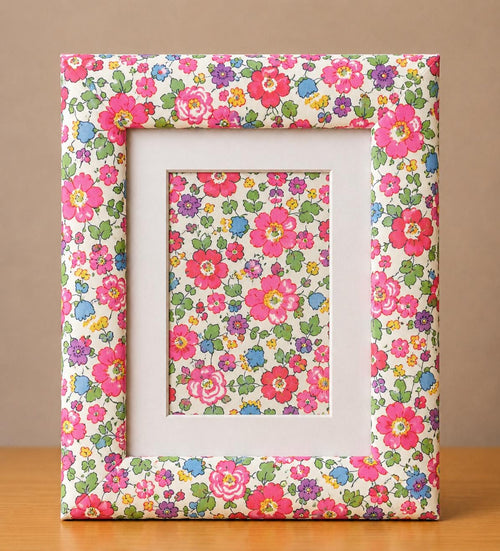 Liberty Betsy Fabric Picture Frames | Handmade in Cornwall | Range of Sizes and Fabrics | Free Delivery